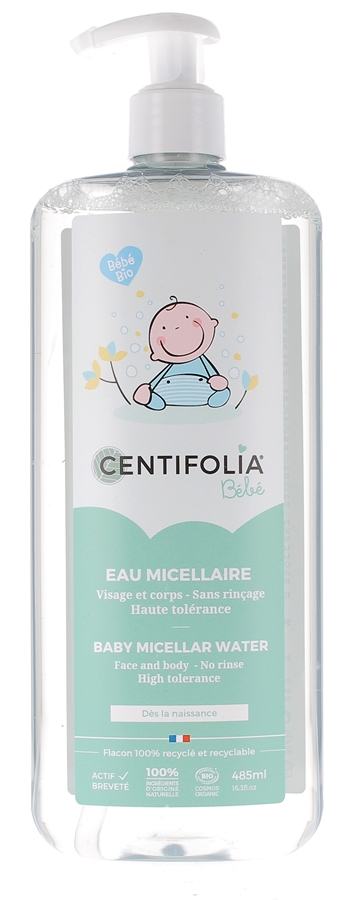 Eau nettoyante micellaire bébé Centifolia - nettoie et adoucit