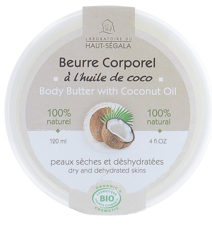 Beurre Corporel Coco Bio Haut-Ségala - pot de 120 ml