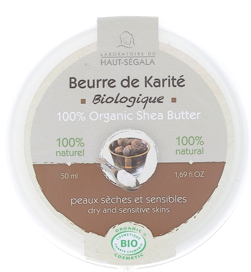 Beurre de Karité Bio peaux sèches et sensibles Laboratoire Haut-Ségala,  flacon de 50 ml