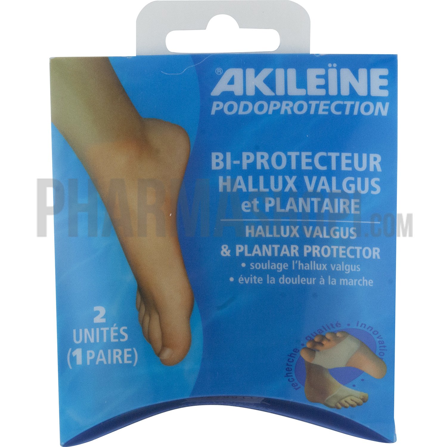 Bi-protecteur hallux valgus et plantaire Akileïne - 2 unités