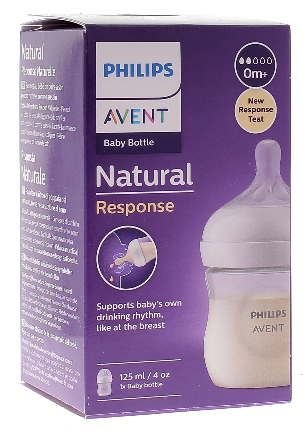 Natural Response Biberon 0 mois et + Avent - biberon bébé