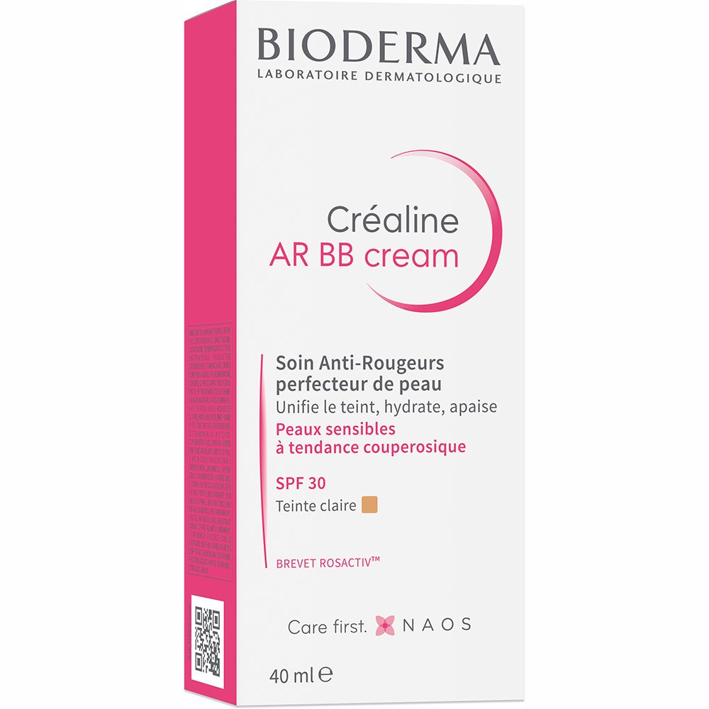 Créaline AR BB cream soin anti-rougeurs perfecteur de peau Bioderma - tube de 40 ml