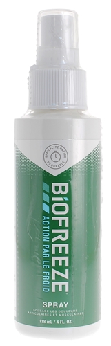 Biofreeze+ spray action par le froid - spray de 118 ml