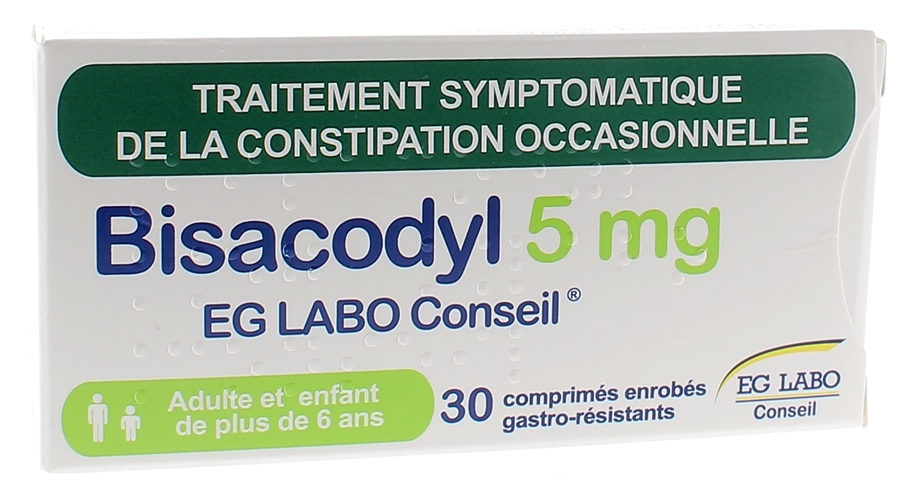 Dulcolax Comprimés 5 mg x 30 Pas Cher - Constipation - LaSante