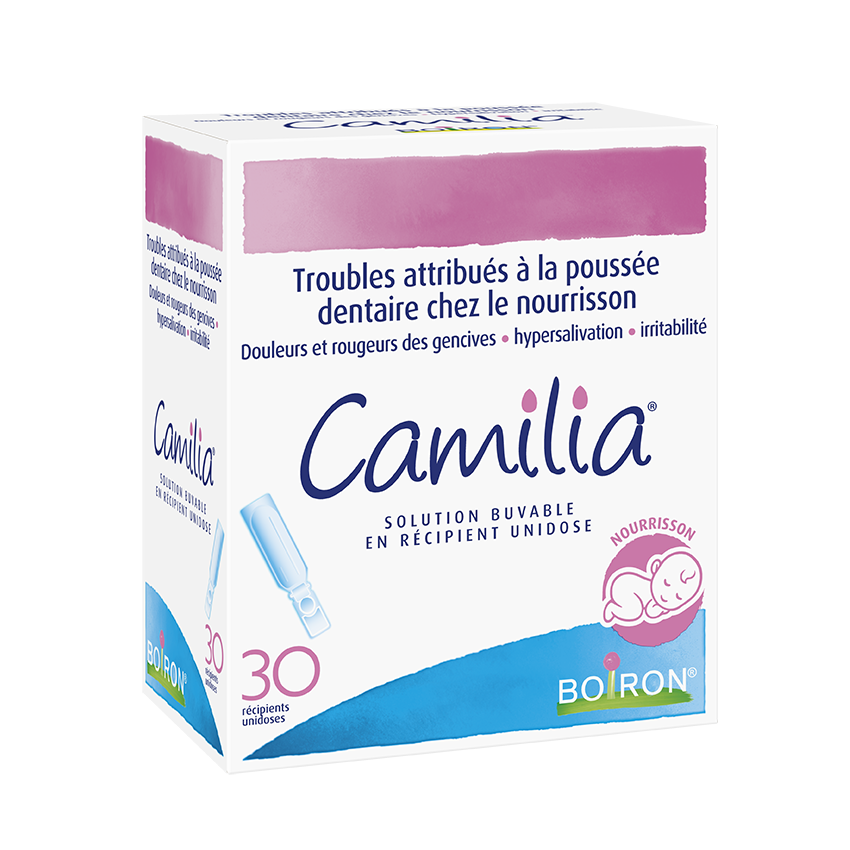 Camilia : une solution homéopathique pour soulager les poussées dentaires