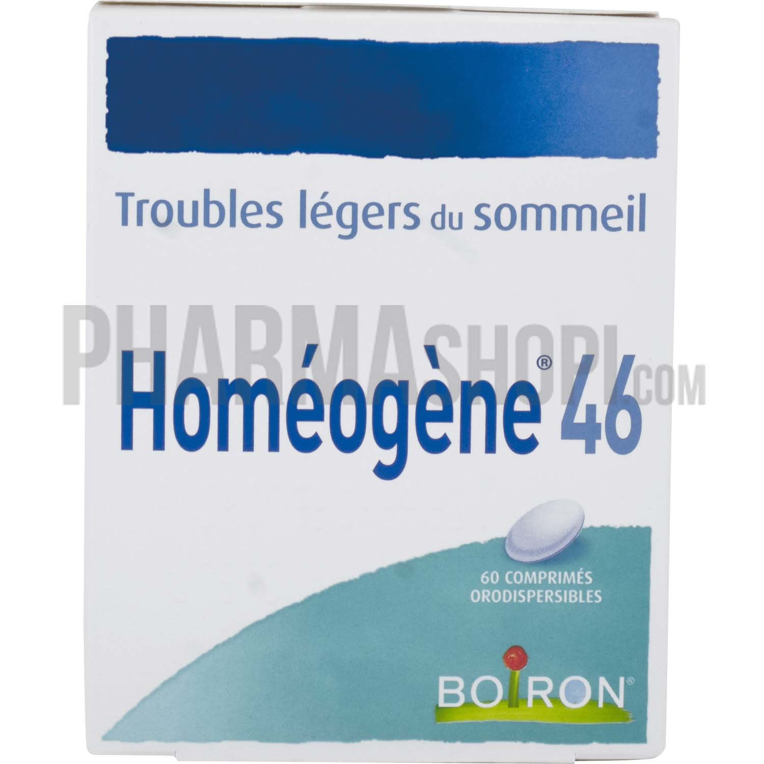 Homéogène 46 comprimé orodispersible Boiron - boite de 60 comprimés