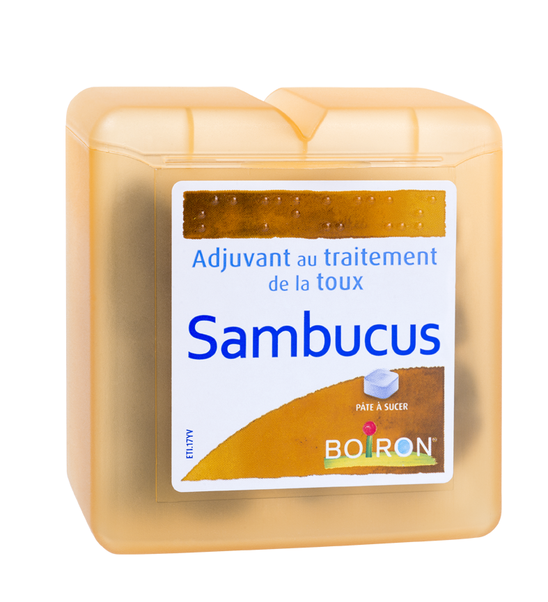 Pâtes pectorales Sambucus Boiron - boite de 70 g