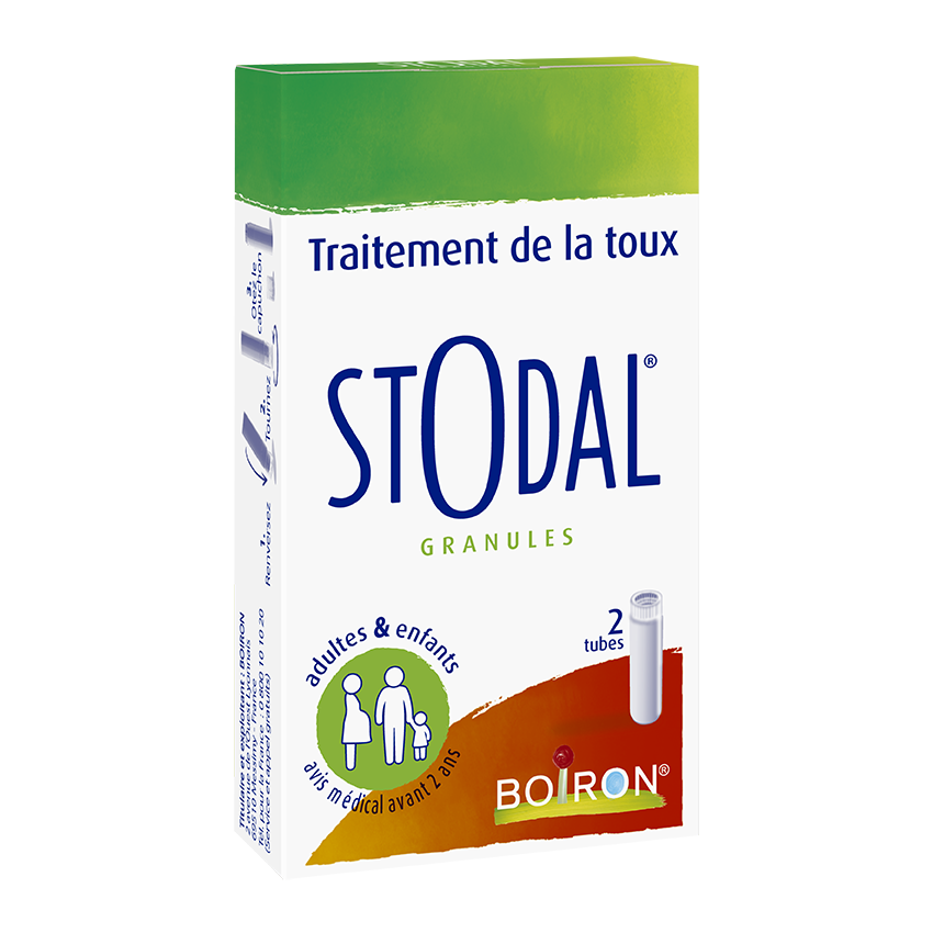 Stodal granules Boiron - boite de 2 tubes