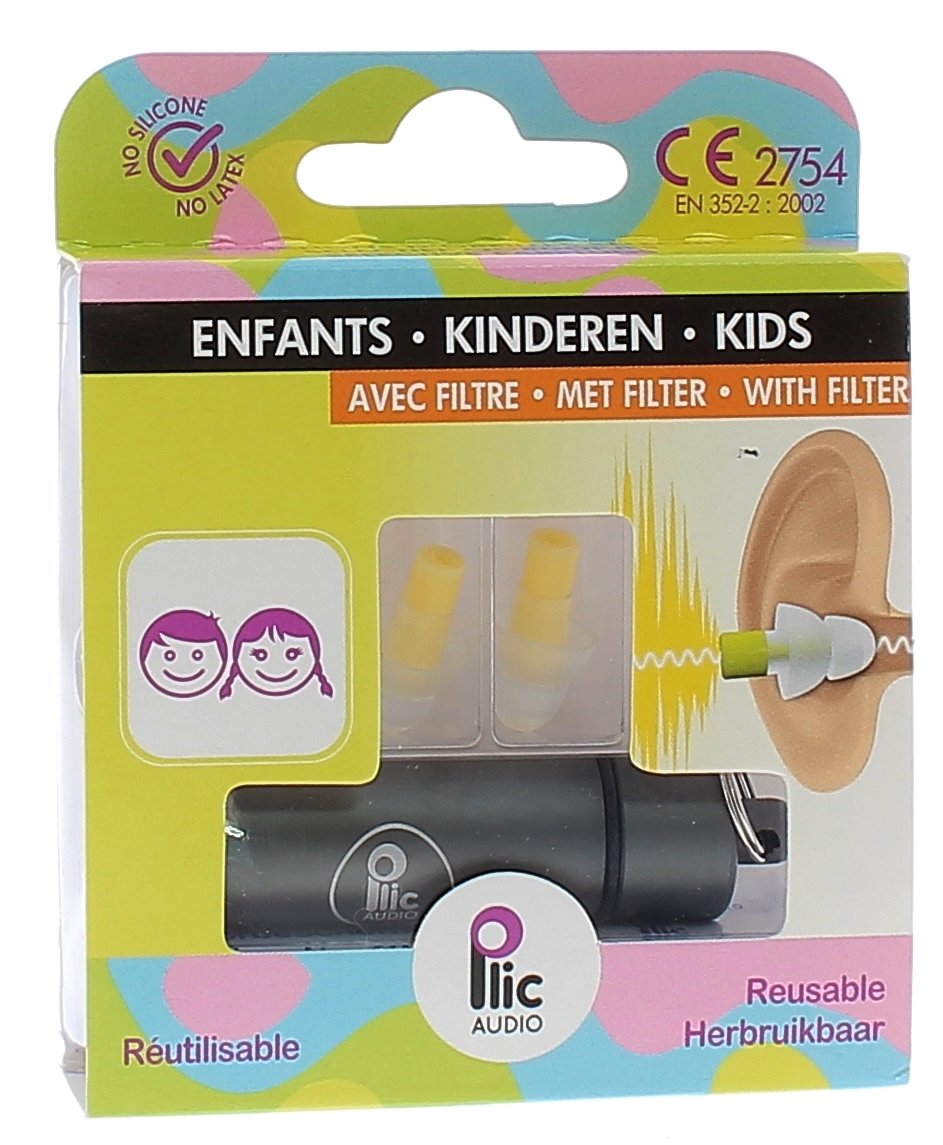 Bouchons d'oreilles sélectifs enfants Plic Audio - 1 paire