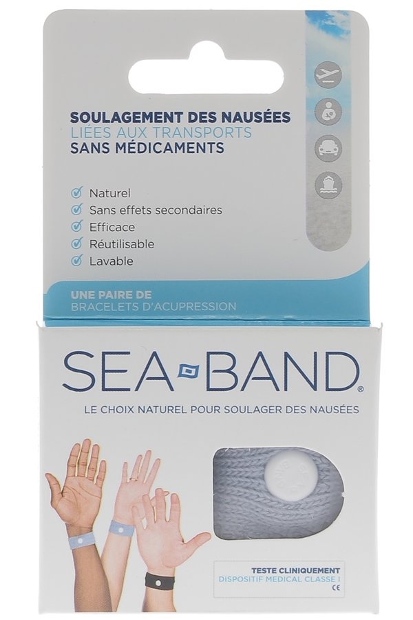 Sea Band : Achat de bracelets d'acupression contre les nausées en ligne