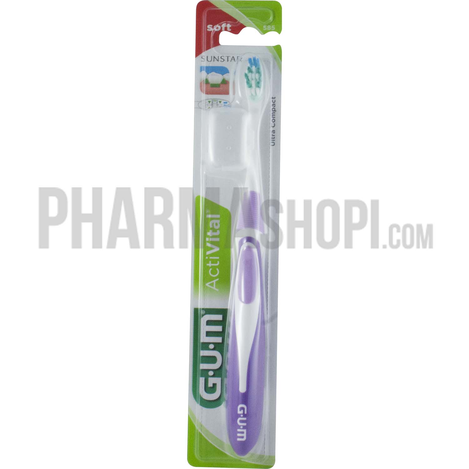 Brosse à dents Activital souple GUM - une brosse à dents