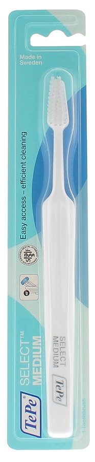 Brosse à dents select medium TePe - 1 brosse à dents