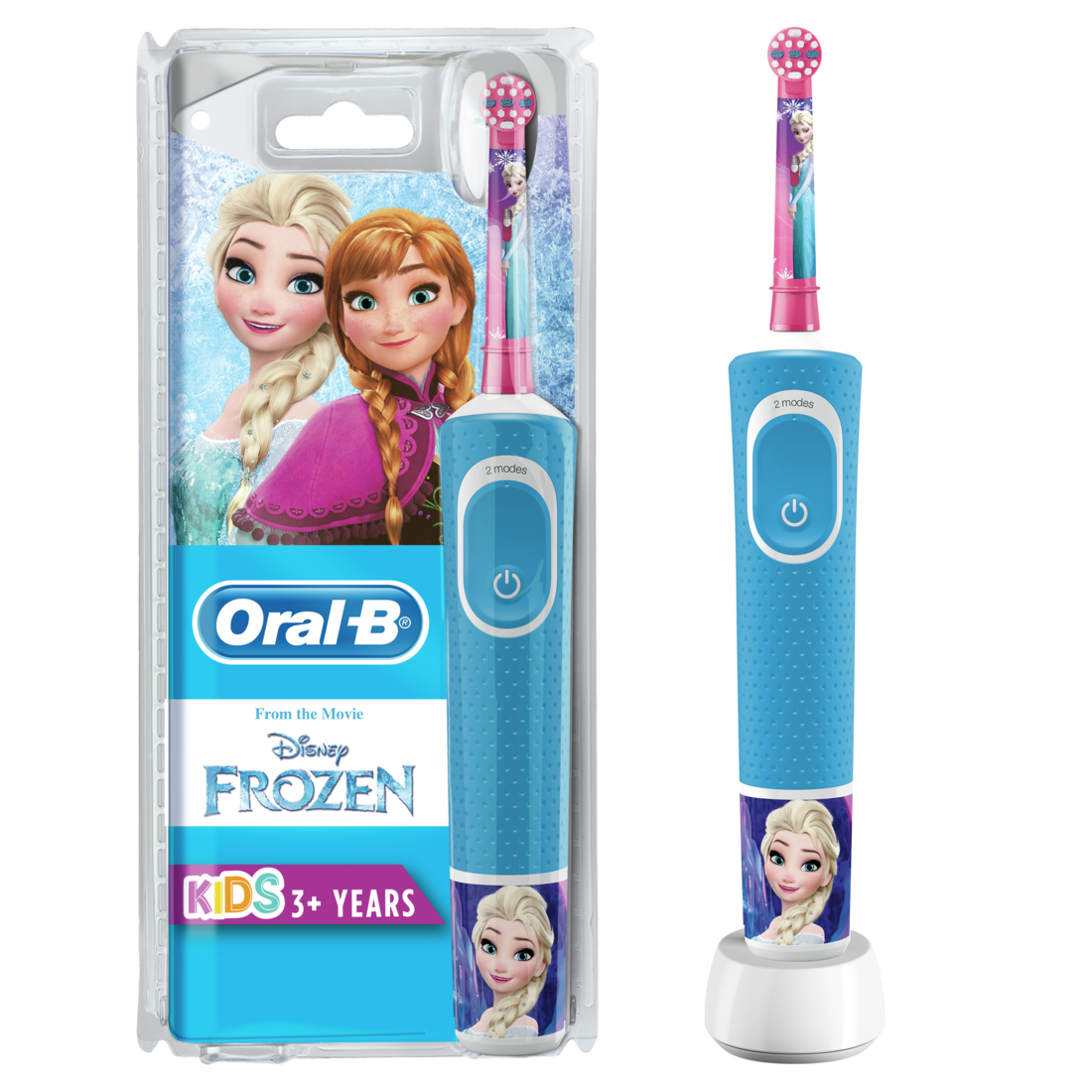 Brosse à dents électrique rechargeable Reine des neiges Oral-B Kids - 1 brosse à dents électrique