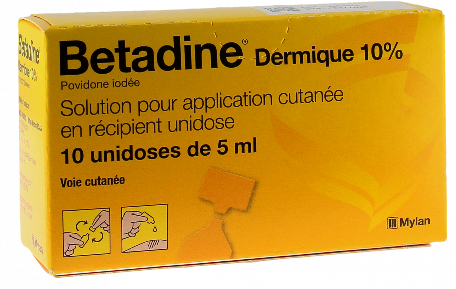 Iso Betadine Dermique 10 % 500 ml - commande en ligne