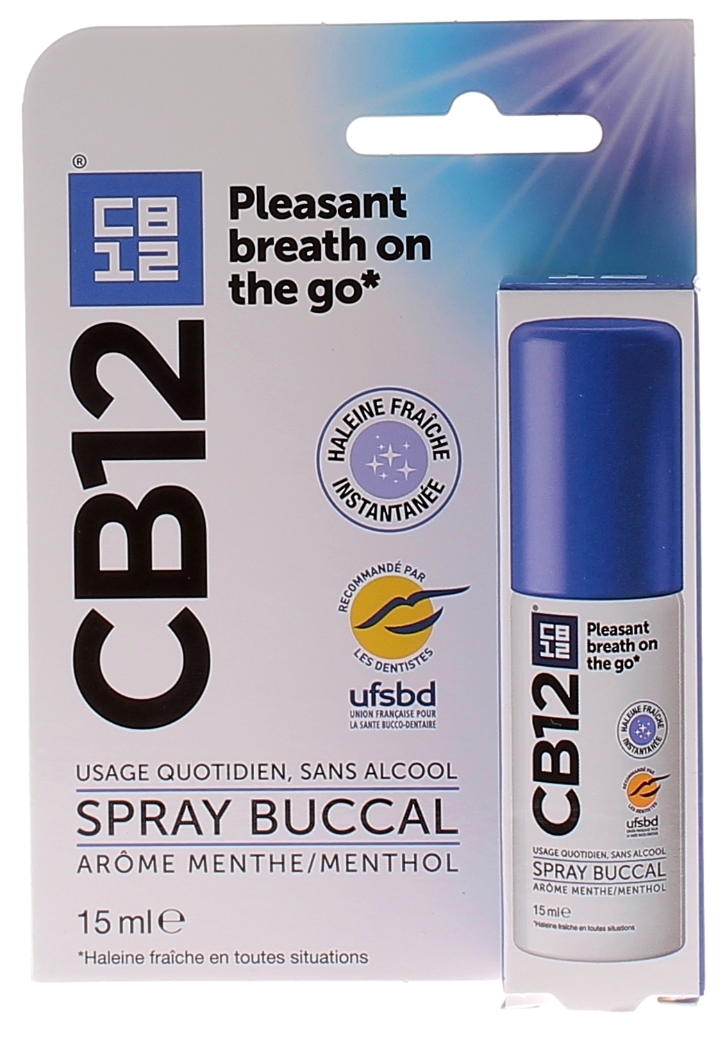CB12 Spray Buccal sans alcool menthe
