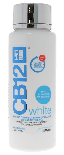 CB12 White bain de bouche pour des dents blanches