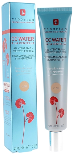 CC Water à la Centella Gel teint frais perfecteur de peau Erborian - tube de 40ml
