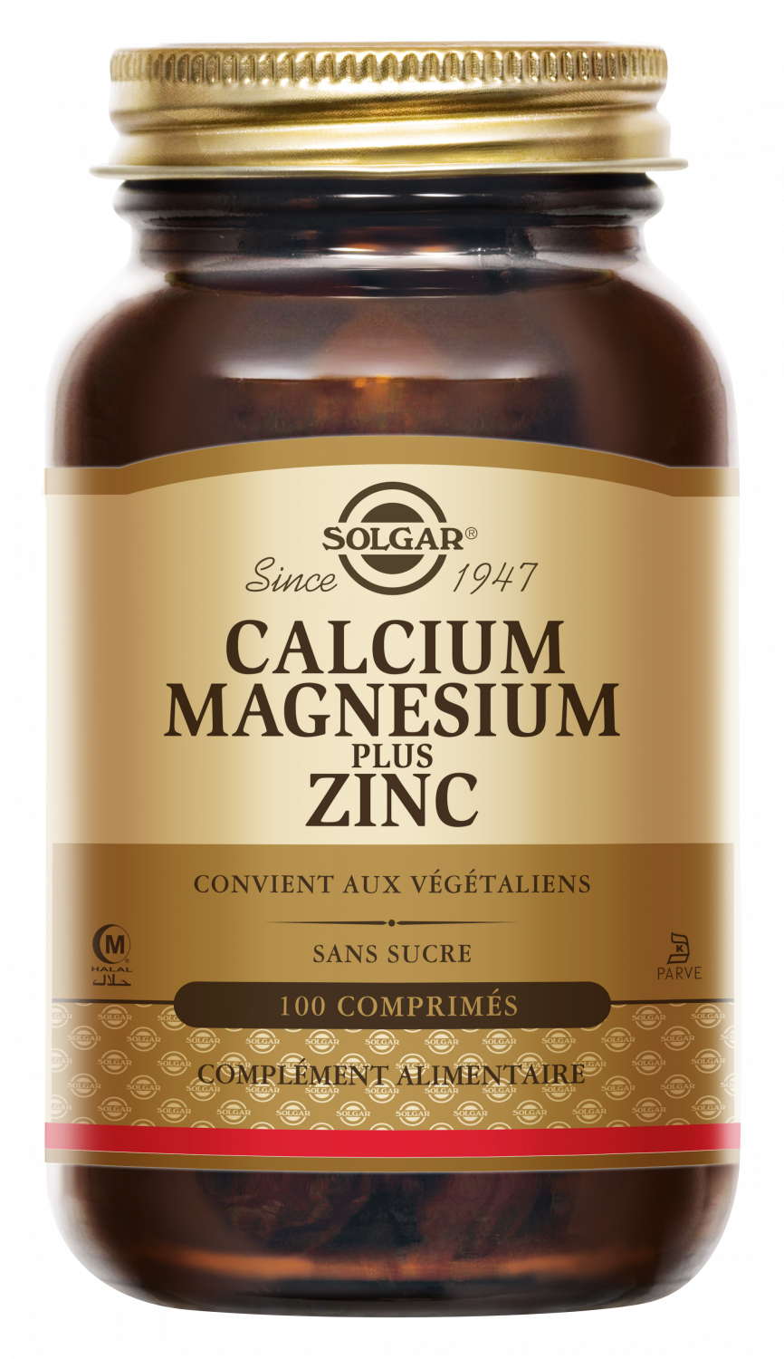 Calcium Magnésium Zinc Solgar complément alimentaire