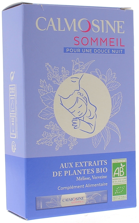 Calmosine sommeil bio Laudavie - boîte de 14 dosettes de 10 ml