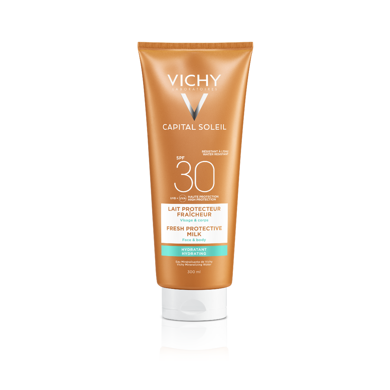 Capital Soleil Lait protecteur fraîcheur SPF30+ Vichy protection