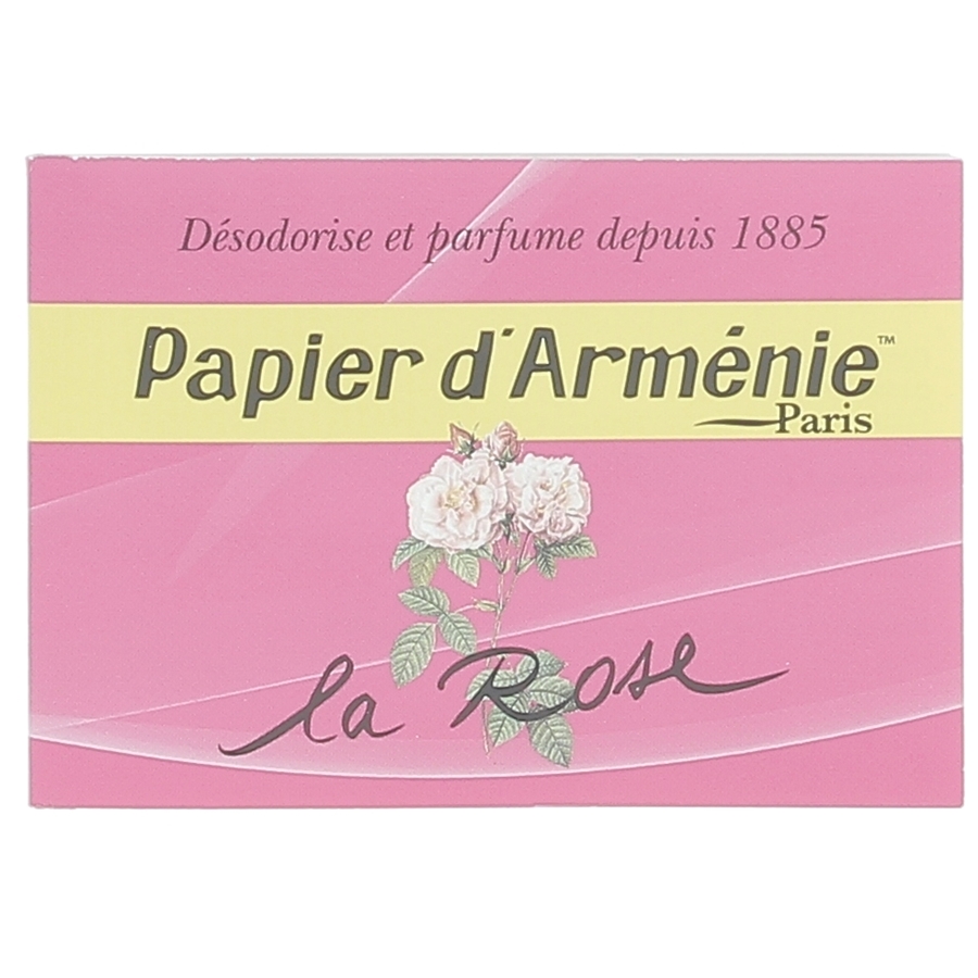 Papier d'arménie Carnet de Papier d'Arménie La Rose