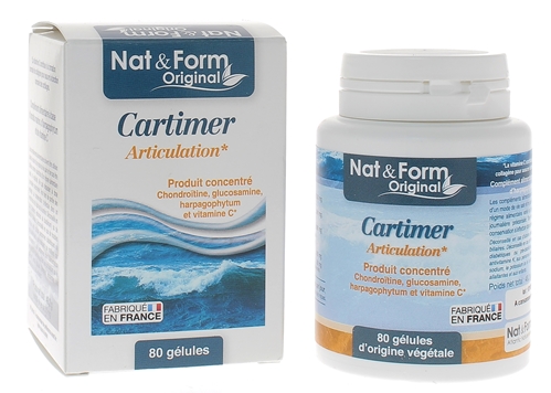 Cartimer articulation Nat&Form - pot de 80 gélules