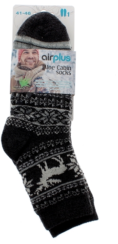 Chaussettes hydratantes aloe cabin taille 41-46 Airplus - 1 paire