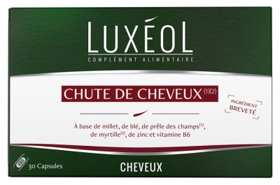 Chute de cheveux Luxéol - boîte de 30 capsules