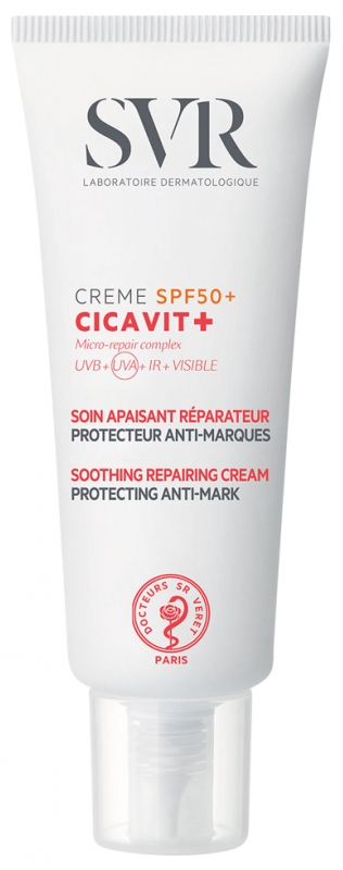 Cicavit+ crème SPF50+ soin apaisant réparateur SVR - tube de 40 ml