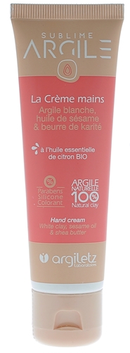 Coeur d'argile la crème mains Argiletz - tube de 50 ml