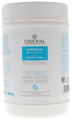 Cold cream Codexial - pot de 1000ml