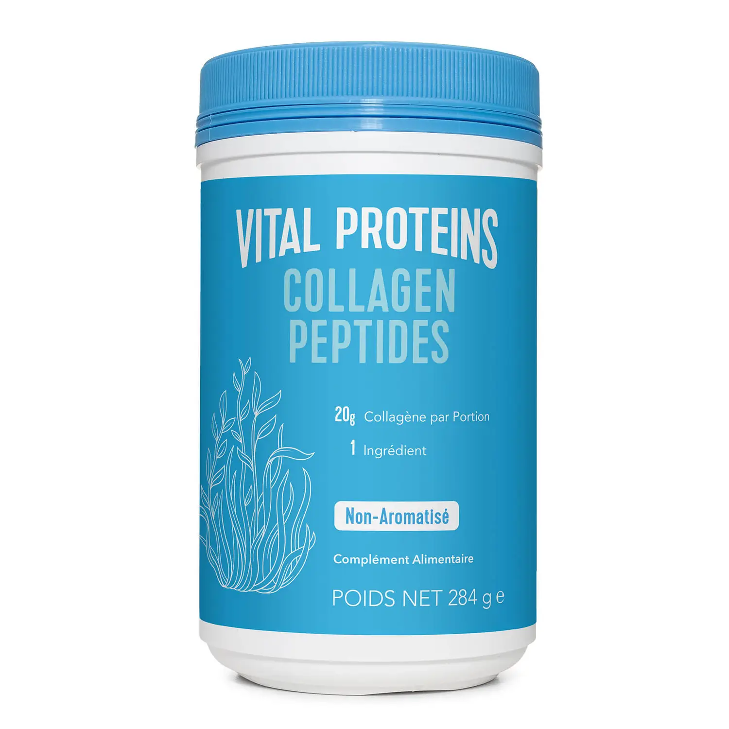 Peptides de collagène non-aromatisé Vital Proteins - pot de 284 g