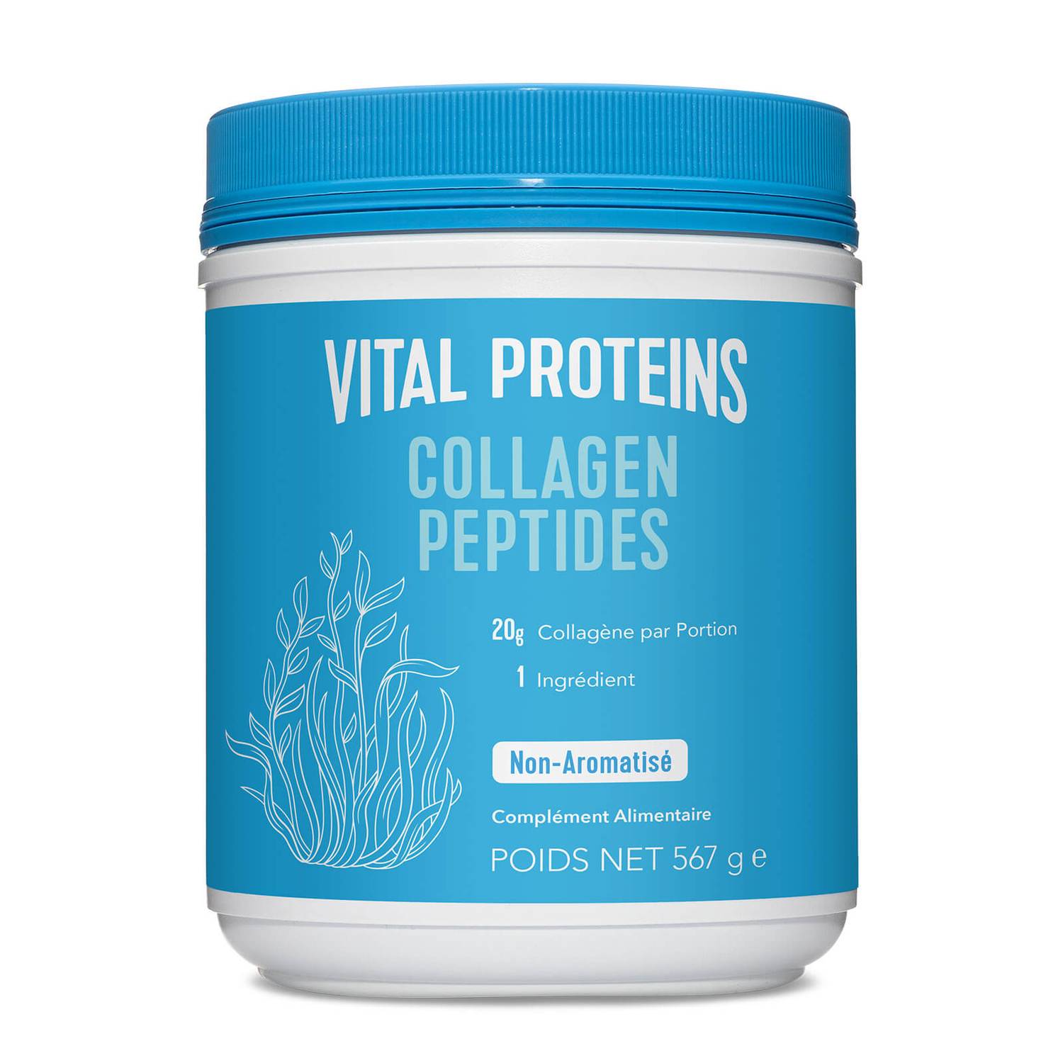 Peptides de collagène non-aromatisé Vital Proteins - pot de 567 g