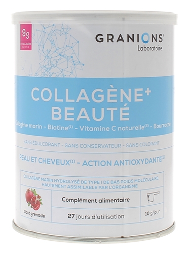 Granions Collagène Beauté 9Gr Gout Grenade 275gr