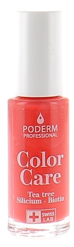 Color Care Vernis à ongles Rose Corail 273 Poderm - flacon de 8ml