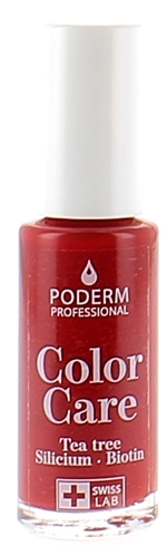 Color Care Vernis à ongles Rouge Allure 253 Poderm - flacon de 8ml