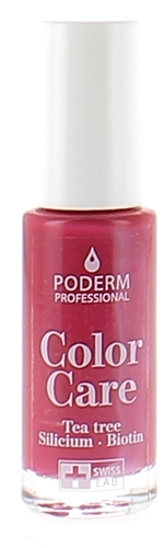 Color Care Vernis à ongles Rouge Rose 797 Poderm - flacon de 8ml