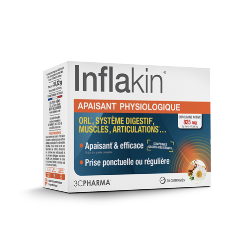 Inflakin apaisant physiologique 3C Pharma - complément alimentaire