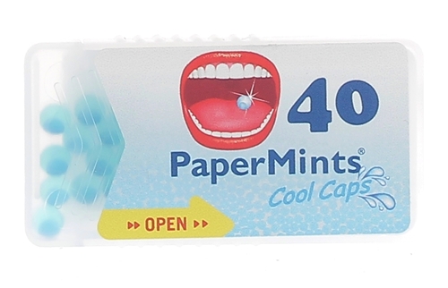 Cool Caps PaperMints - 40 capsules rafraichissantes