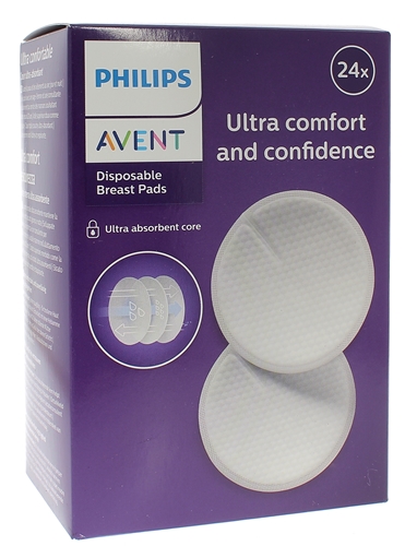 Avent 24 Coussinets d'Allaitement Jetables Jour/Nuit