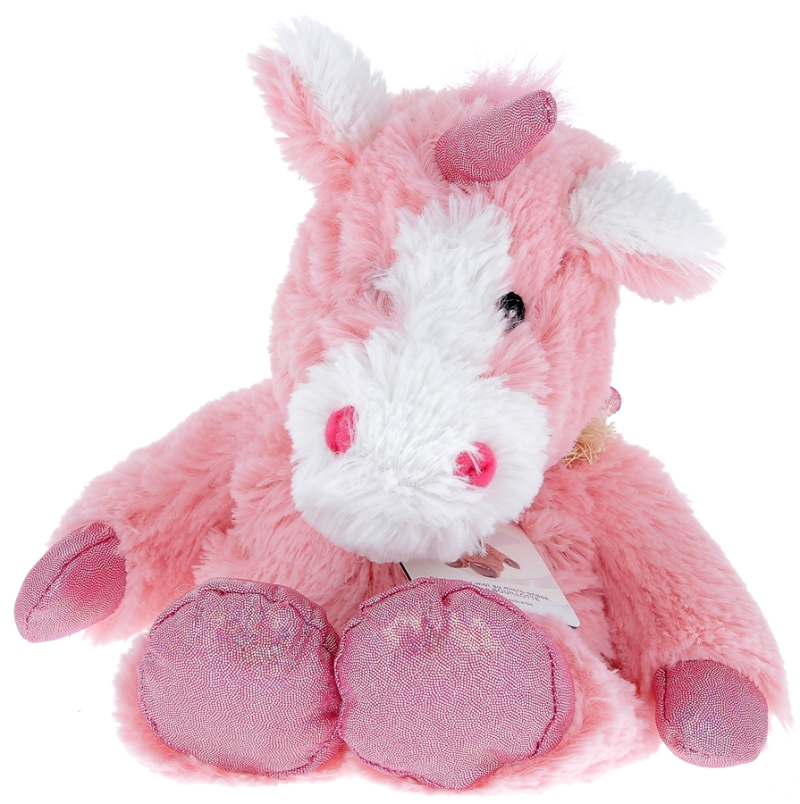 Cozy Peluches Bouillotte Licorne Soframar - 1 peluche de 30 cm