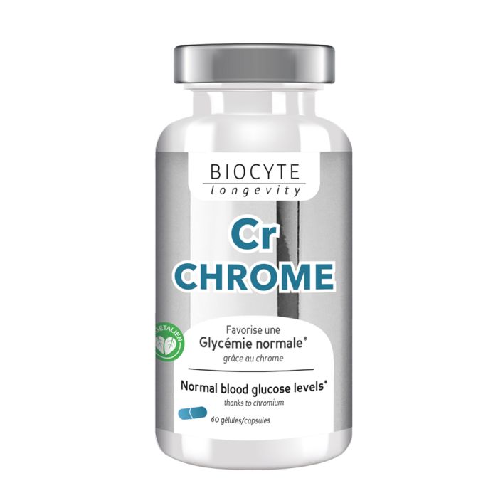 Cr chrome glycémie normale Biocyte - boîte de 60 gélules micro-encapsulés