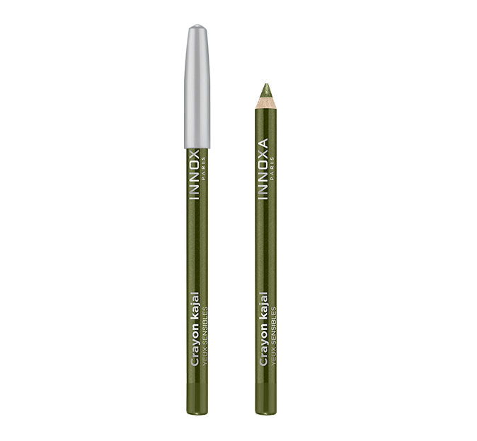 Crayon kajal yeux sensibles vert boisé Innoxa - crayon de 1,2 g
