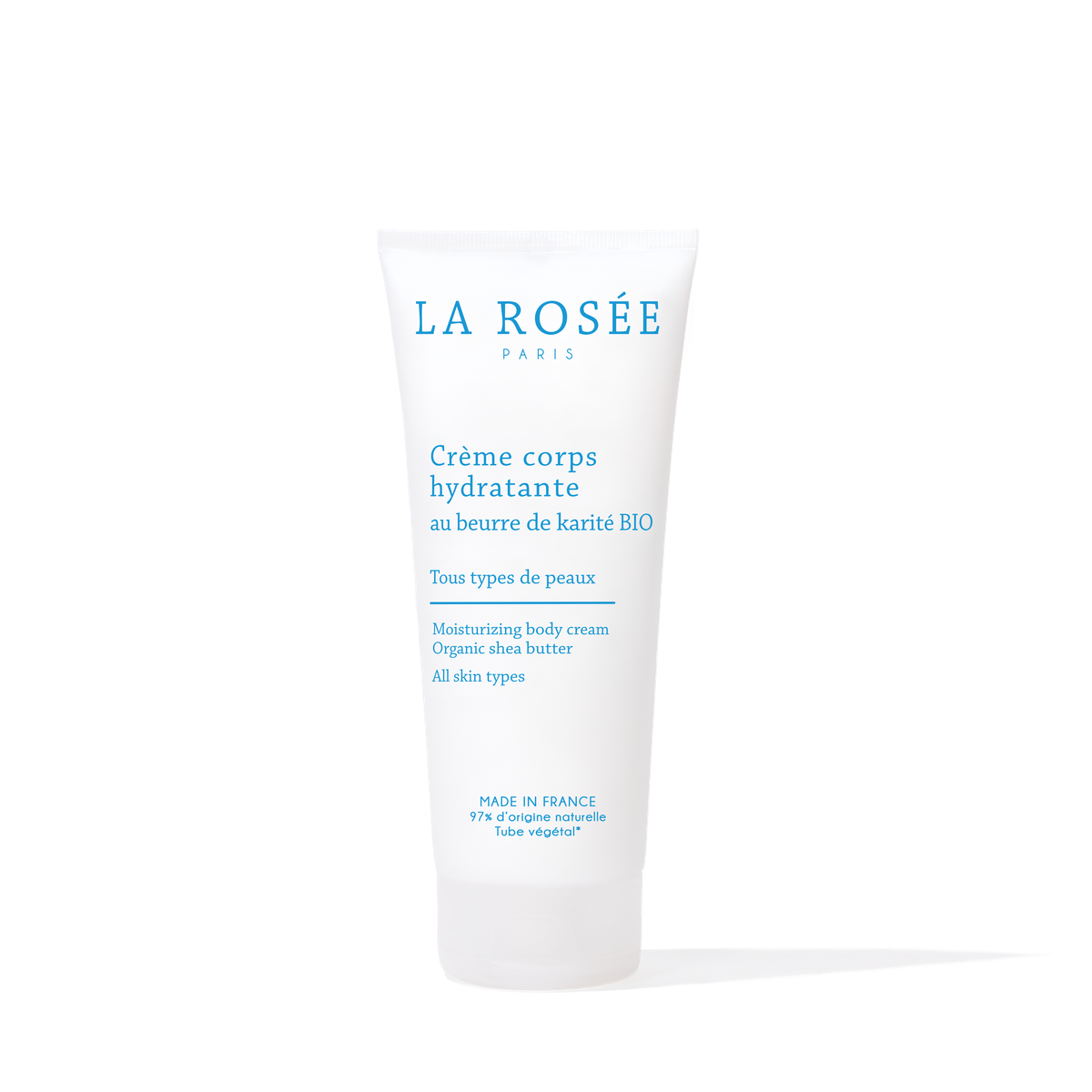 Crème corps hydratante au beurre de karité bio La Rosée - tube de 200 ml