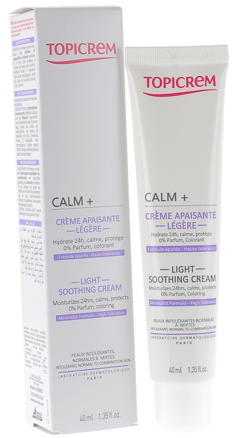 Topicrem Calm+ Fluido – 40 Ml, Beruhigende Pflege Für Sensible Haut