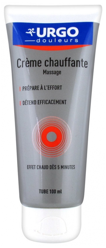 Crème chauffante massage Urgo - tube de 100 ml