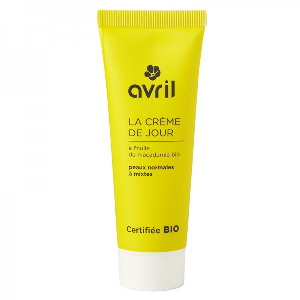 Avril Crème de jour peaux normales et mixtes Bio Avril tube 50 ml Avril Crème de jour peaux normales et mixtes Bio Avril tube 50 ml