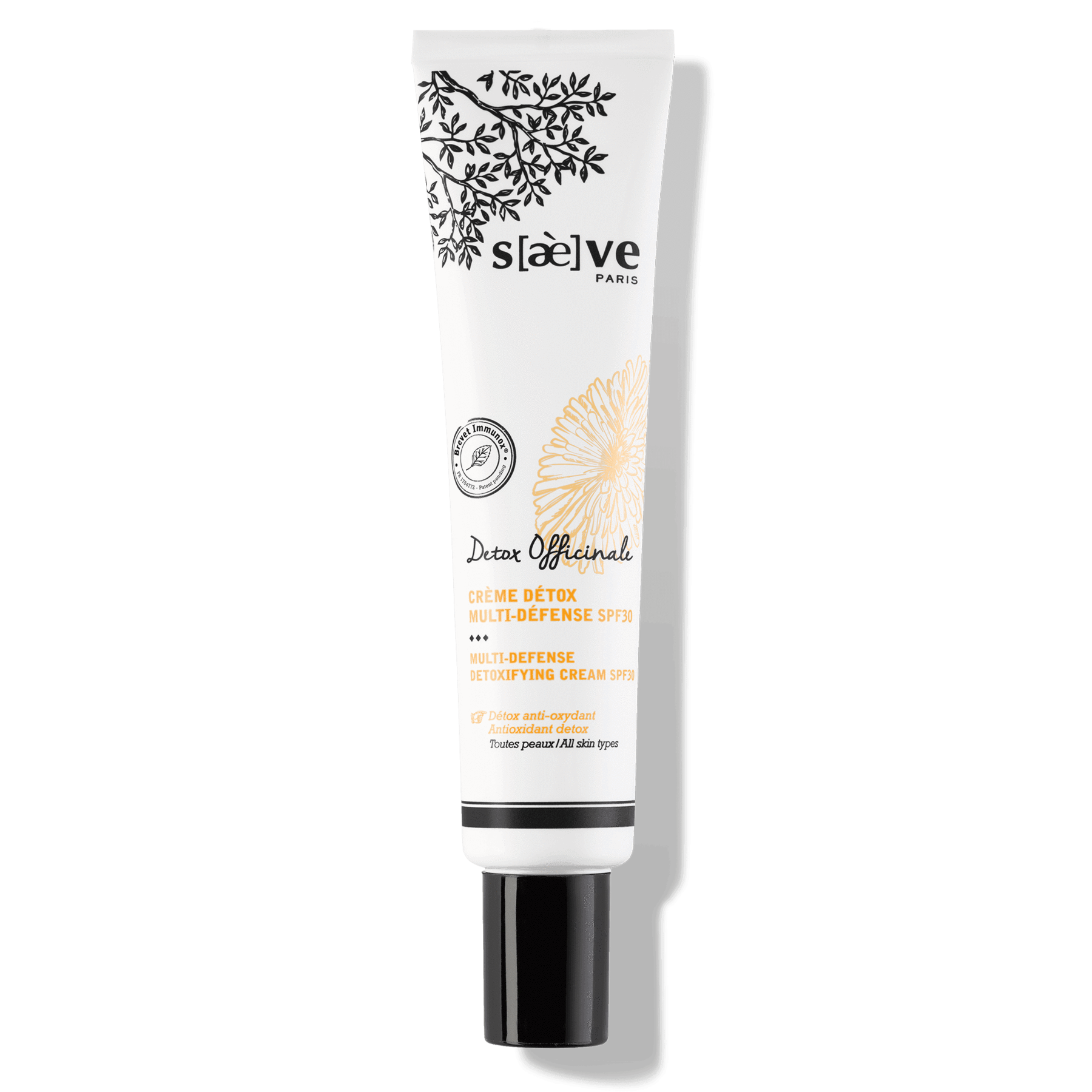 Détox officinale Crème détox multi-défense SPF30 Saeve - tube de 40ml