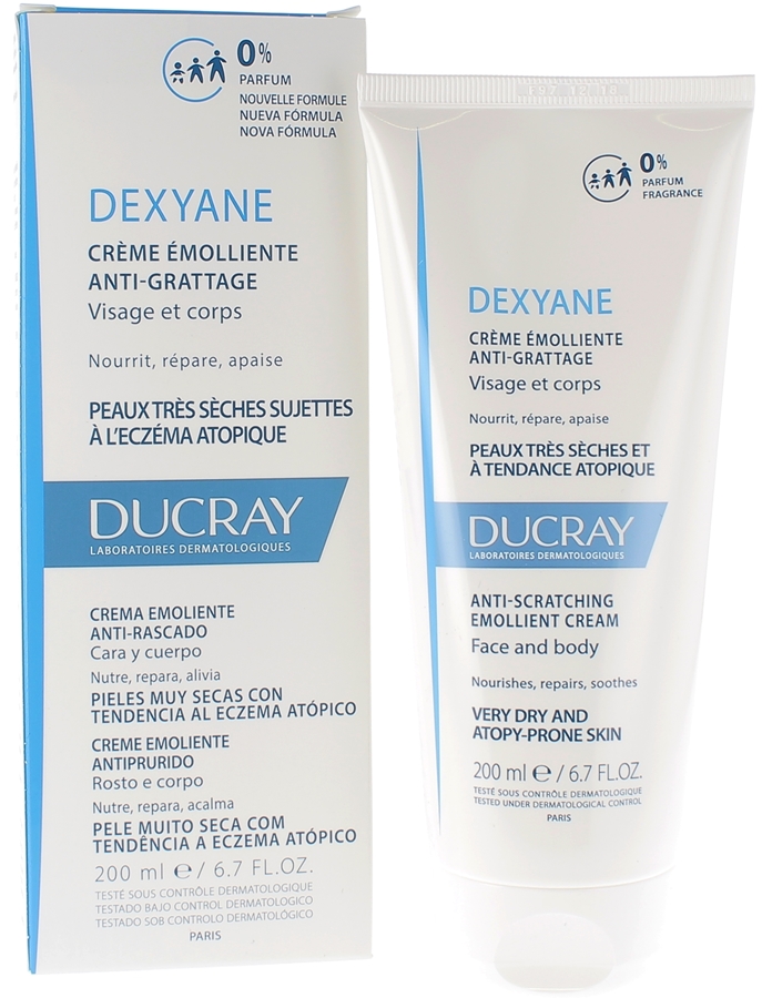 Crème émolliente Anti-Grattage Dexyane Ducray - tube de 200 ml