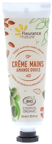 Crème mains amande douce bio Fleurance nature - tube de 30 ml